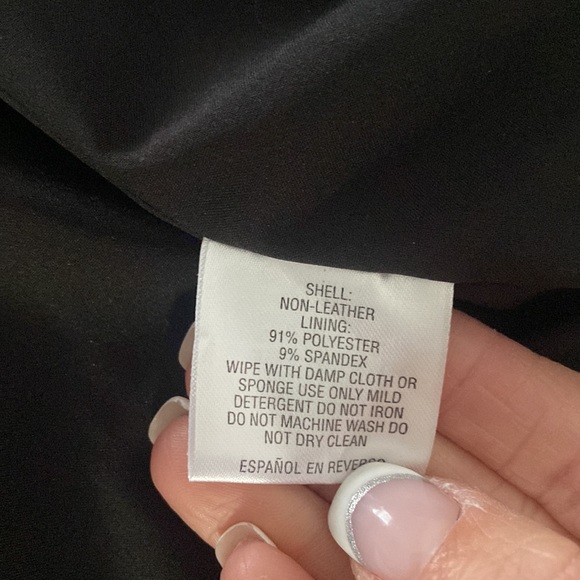 Faux white leather jacket - Picture 6 of 6